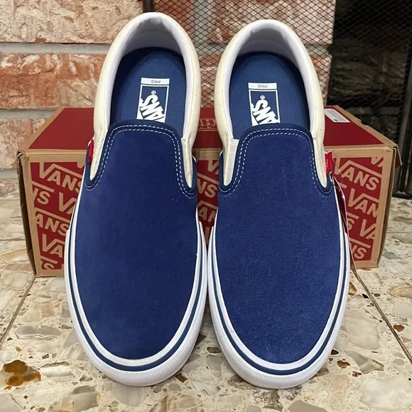 国内配送 VANS SLIP-ON PRO STV NAVY /CLASSIC WHITE Vans slip on pro sty navy classic white